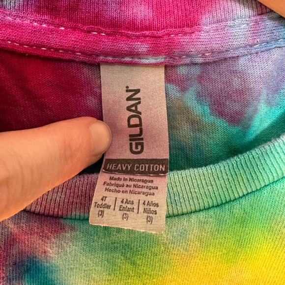 Unisex Rainbow Tie Dye T-shirt - Picture 2 of 3